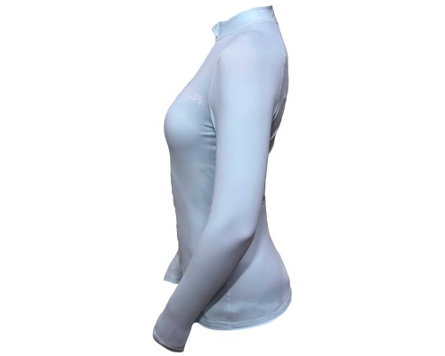 Рашгард женский SCALLOPS PROSKIN ZIP W`S бирюзовый